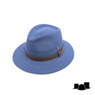 mayser fedora mathis raffia bandstro denim