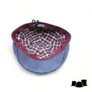 alfonso deste ivy pet golf leder blauw