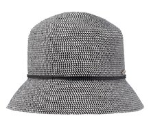 bronte cloche buckethoed joy cellulose zwart wit