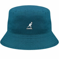 kangol bucket hat washed cotton marine teal