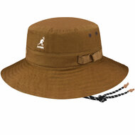 kangol utility cords jungle hat bucket cotton tan