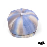 alfonso deste ballonpet kyoto linnen tie dye beige blauw