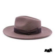 baldini fedora 300 gesneden rand haarvilt camel