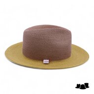 bedacht fedora emma two tone hennepmix camel bruin