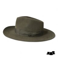 baldini fedora 300 gesneden rand groen