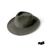 baldini fedora 300 gesneden rand groen