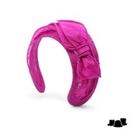 maddox occasion haarband sinamay en buntal magenta