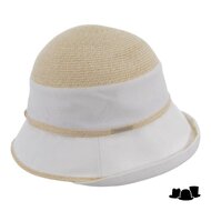 seeberger cloche duo linnenmix linen white