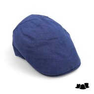 jos van dijck ivy pet six panel linnen pruisisch blauw