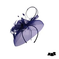 maddox fascinator anemone crine navy