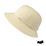 bronte cloche zomerhoed julia cellulose melee ivory naturel