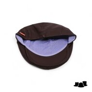 alfonso deste ivy flat cap deep bruin