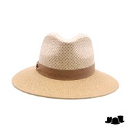 jos van dijck fedora zomerhoed skyler cellulosemix natural and camel