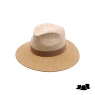 jos van dijck fedora zomerhoed skyler cellulosemix natural and camel