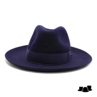 jos van dijck fedora rho haarvilt navy blauw