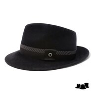 bespoke mayser fedora collins new york haarvilt zwart