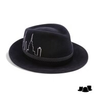 bespoke mayser fedora collins new york haarvilt zwart