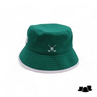 kangol golf reversible bucket green white