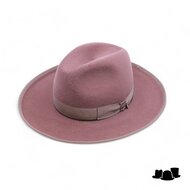 jos van dijck fedora rho pencil roll brim cashmere mauve