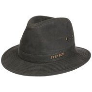 stetson traveller herringbone mud black