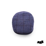 city sport ivy pet 92 cashmere wol mix blauw bruin ruit