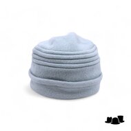 jos van dijck toque muts scheerwol light blue