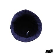 panizza cloche regenhoed knop 2 tone blauw