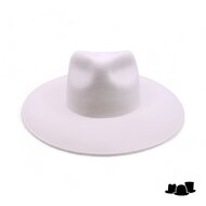 weba hats fedora 9100 haarvilt wit