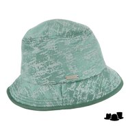 seeberger bucket hat brocade pine green