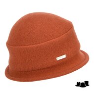 seeberger cloche softvilt boiled wool terracotta