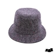 portaluri tweed bucket wol grijs spikkel 