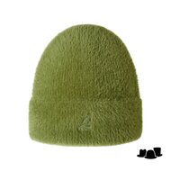 kangol beanie muts faux fur sea kelp