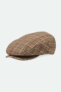 brixton hooligan flat cap woollook 20th anniversary plaid brown