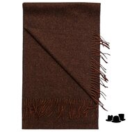 wigens scarf old fashioned pure wool rust melange