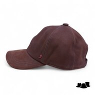 alfonso deste baseball cap nubuck leder bruin