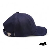 alfonso deste baseball cap nubuck leder navy