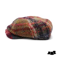 wigens newsboy retro cap magee wool galway multi colour