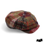 wigens newsboy retro cap magee wool galway multi colour