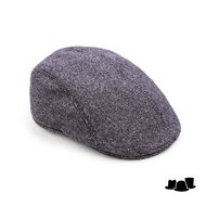 wigens ivy modern flat cap woolmix grey melange