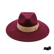 jos van dijck fedora amber wolvilt wine red