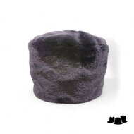 jos van dijck bontmuts raisa faux fur black