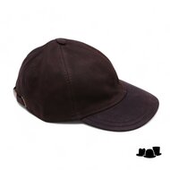 city sport baseball cap oiled leather bruin