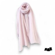 riviera sjaal traforata cashmere soft pink