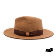 jos van dijck fedora pico velourvilt camel brown