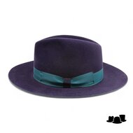 jos van dijck fedora pico haarvilt navy blue