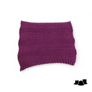 knitted sjaal alpaca mohair wolmix fuchsia