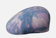 kangol flatcap 504 wool heathered tie dye glacier starry blue