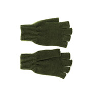 fiebig handschoen vingerloos dames polyacryl olijf groen