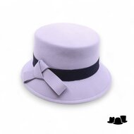 jos van dijck cloche bucket gitty haarvilt lilac grey