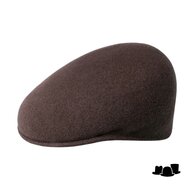 kangol flatcap 504 wool espresso